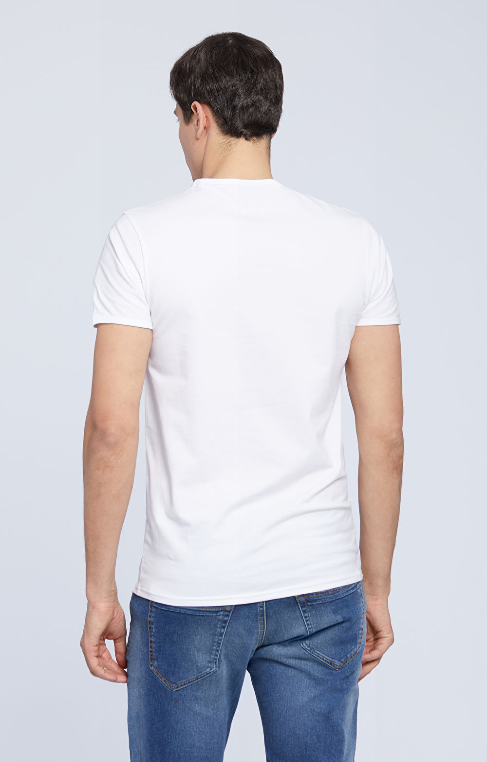 T-shirt basic dopasowany - 3