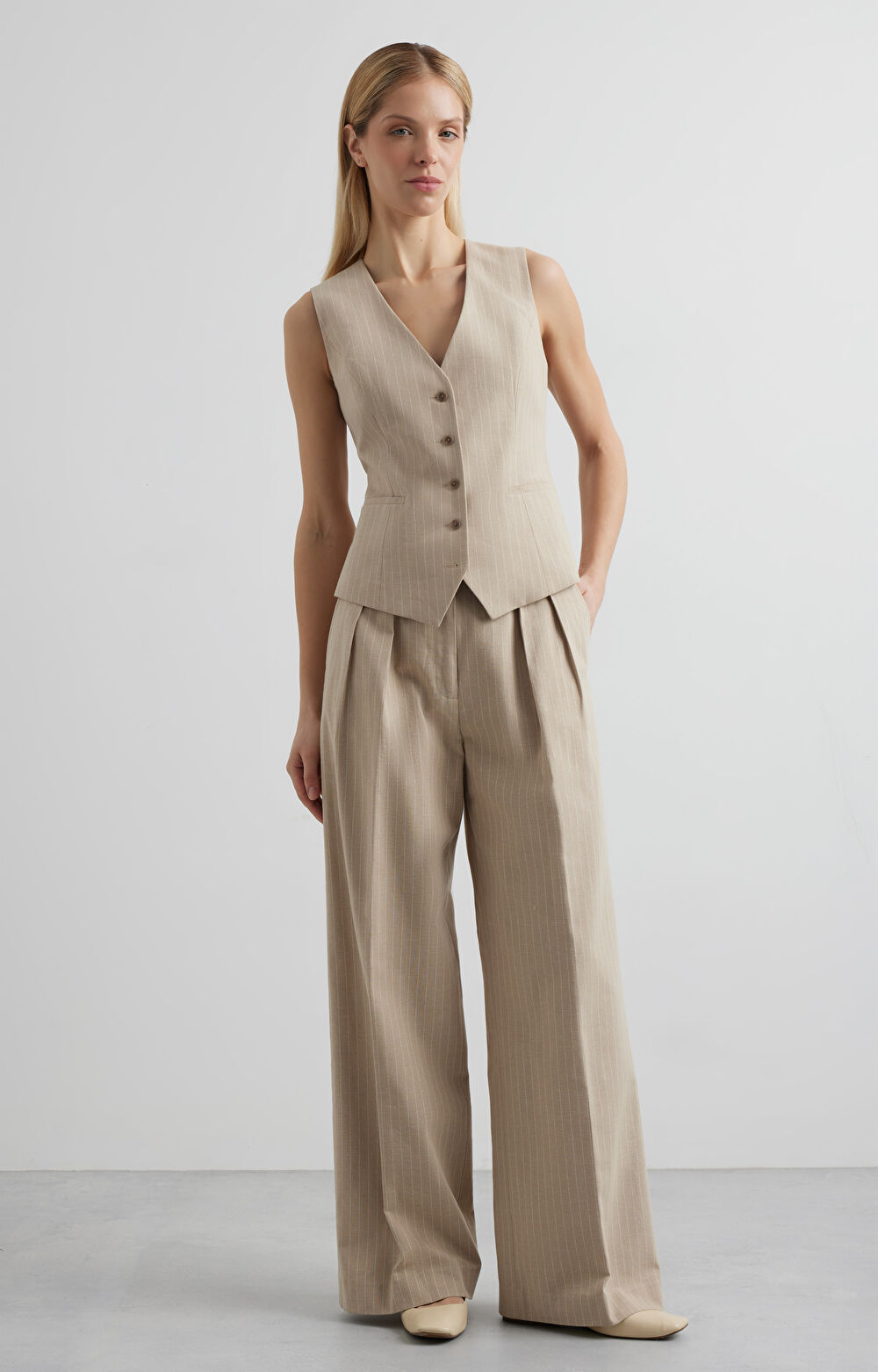 Kamizelka slim do garnituru - Mix&Match - 2