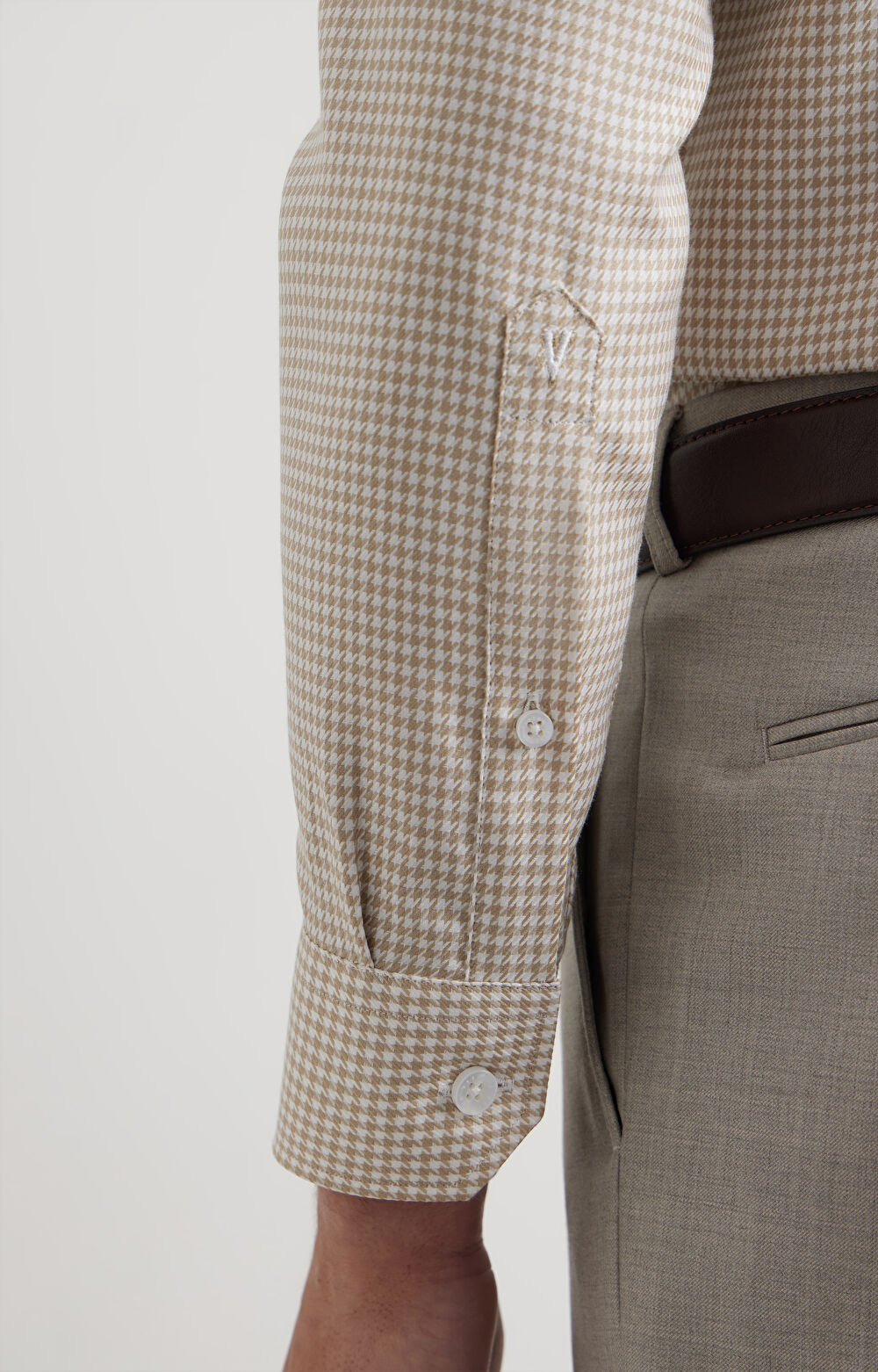 Koszula slim w mikrowzór - 6