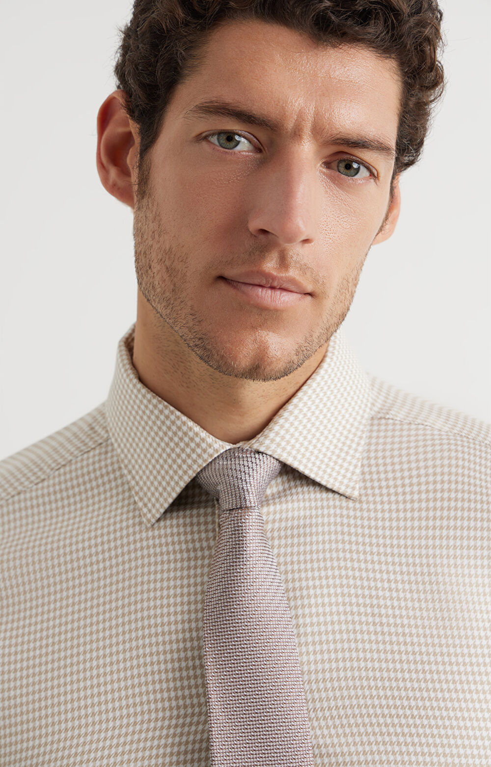 Koszula slim w mikrowzór - 3