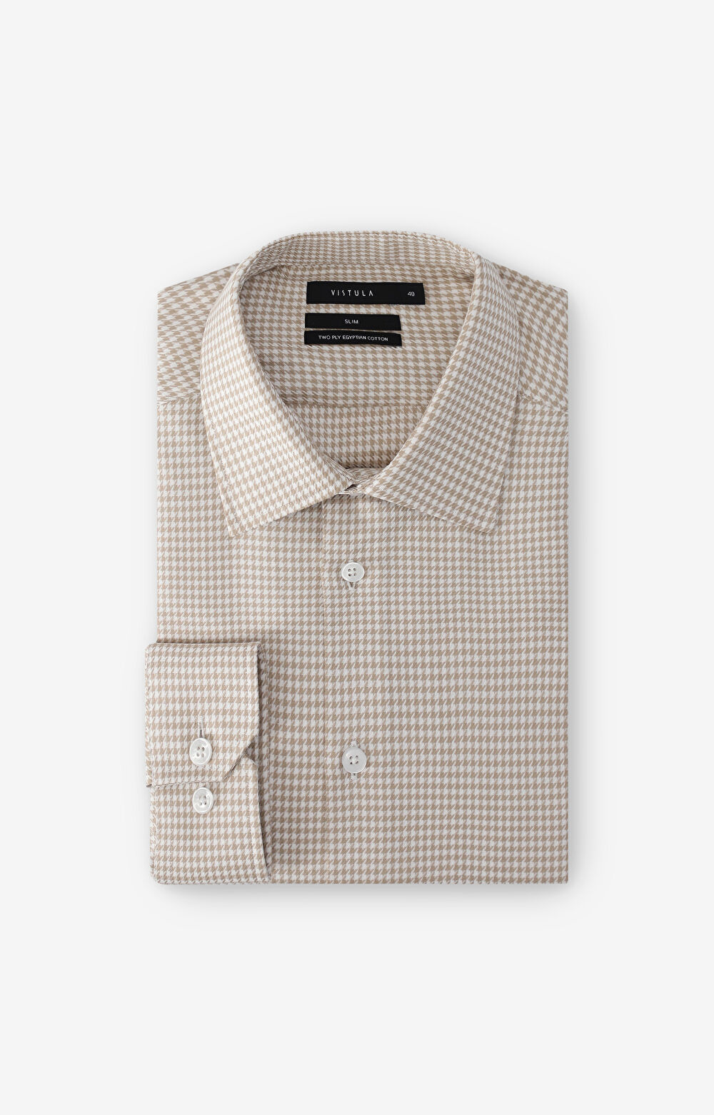 Koszula slim w mikrowzór - 2
