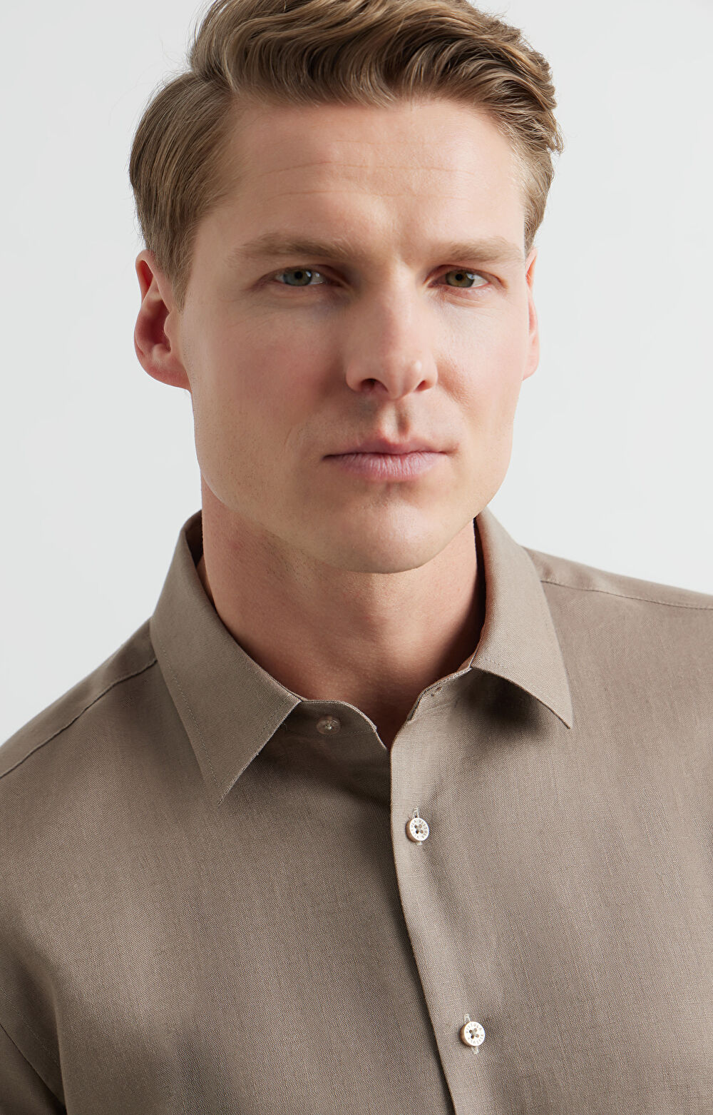 Lniana koszula regular - 3