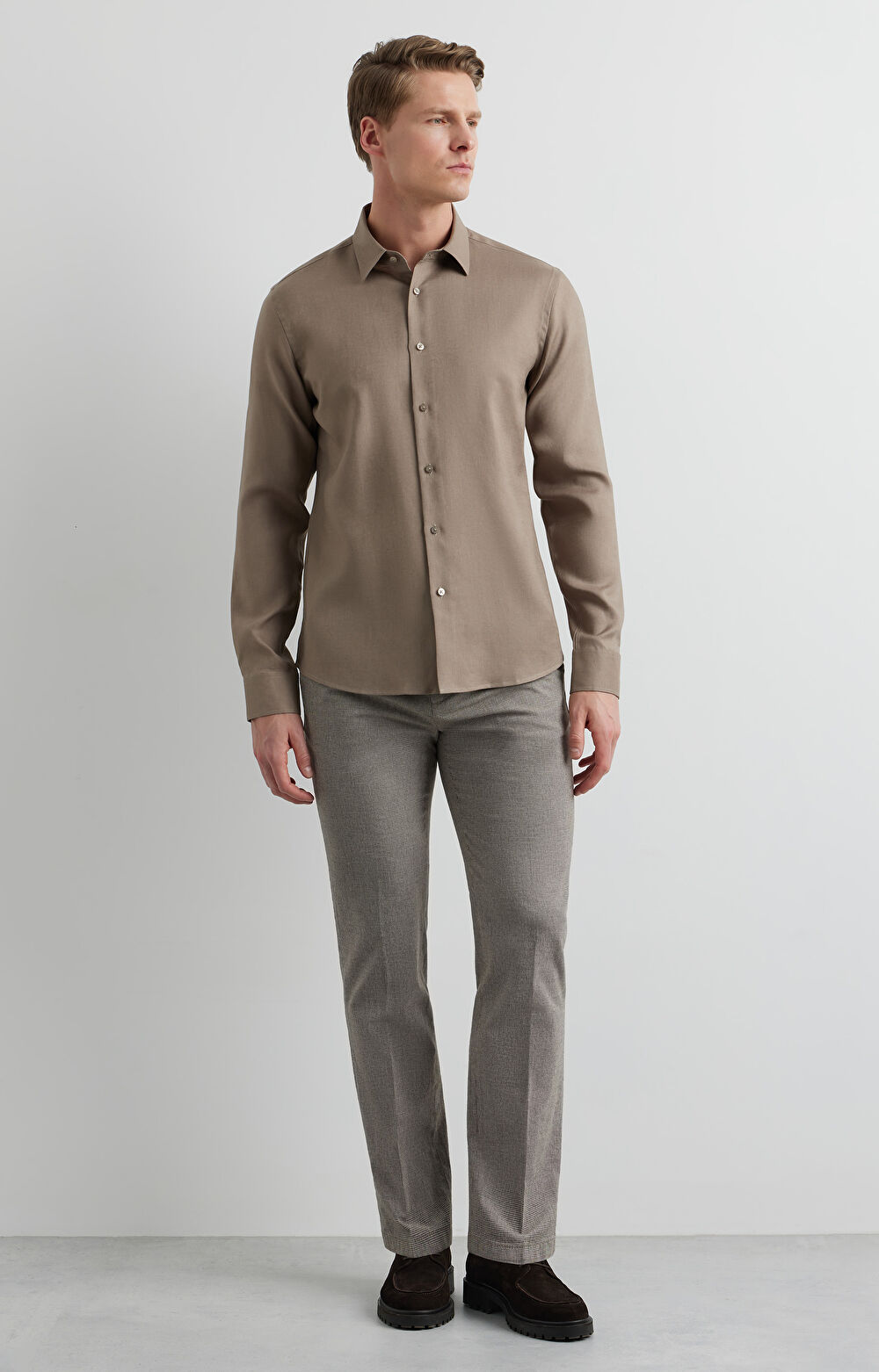 Lniana koszula regular - 5