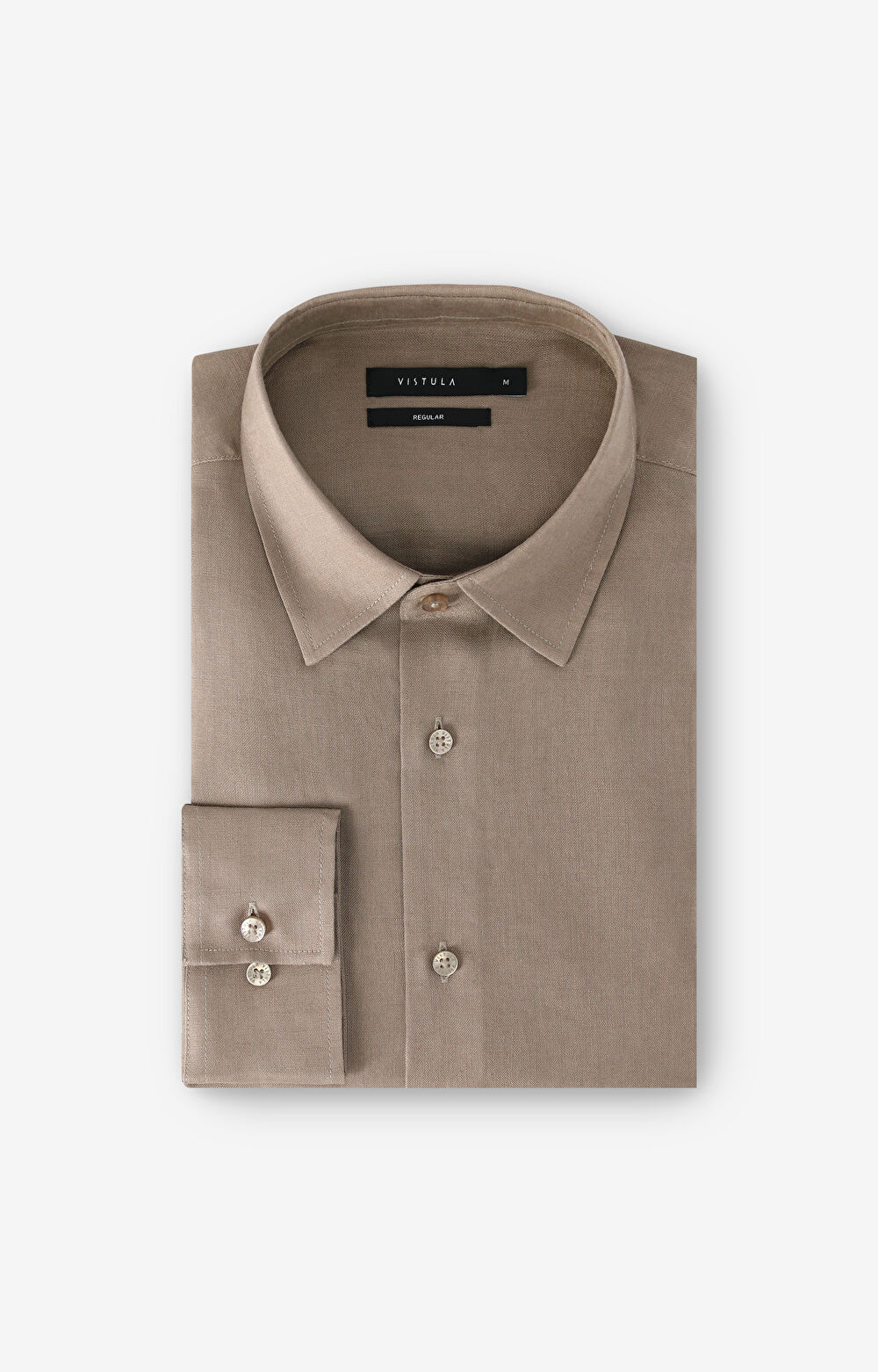 Lniana koszula regular - 2