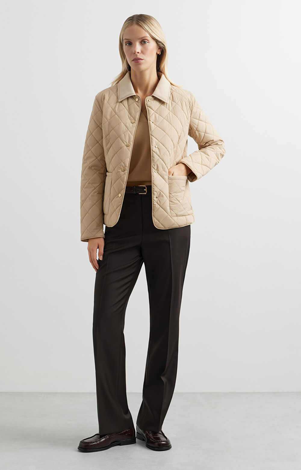 Pikowana kurtka slim - 3