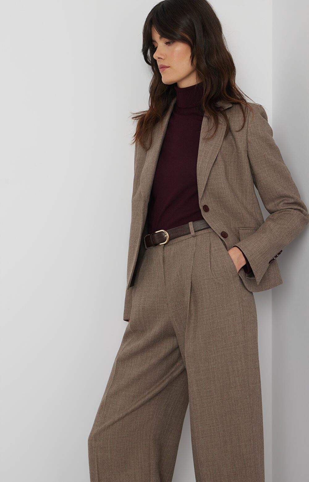 Spodnie regular do garnituru - Mix&Match - 8