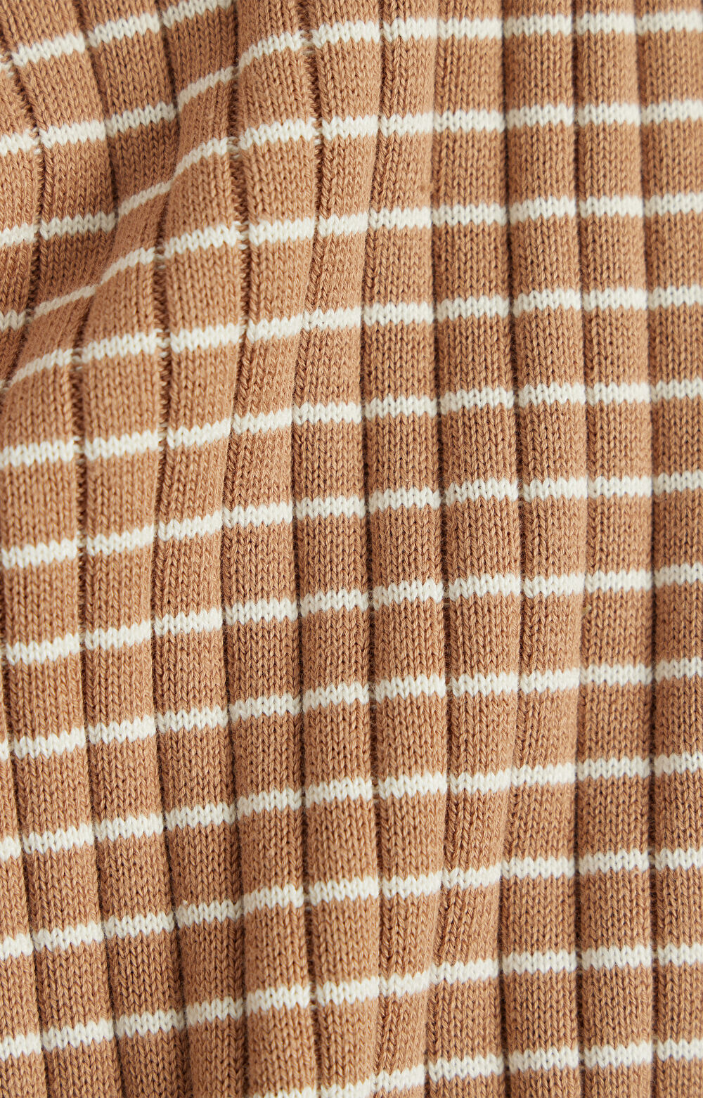 Prążkowany sweter round neck - 4