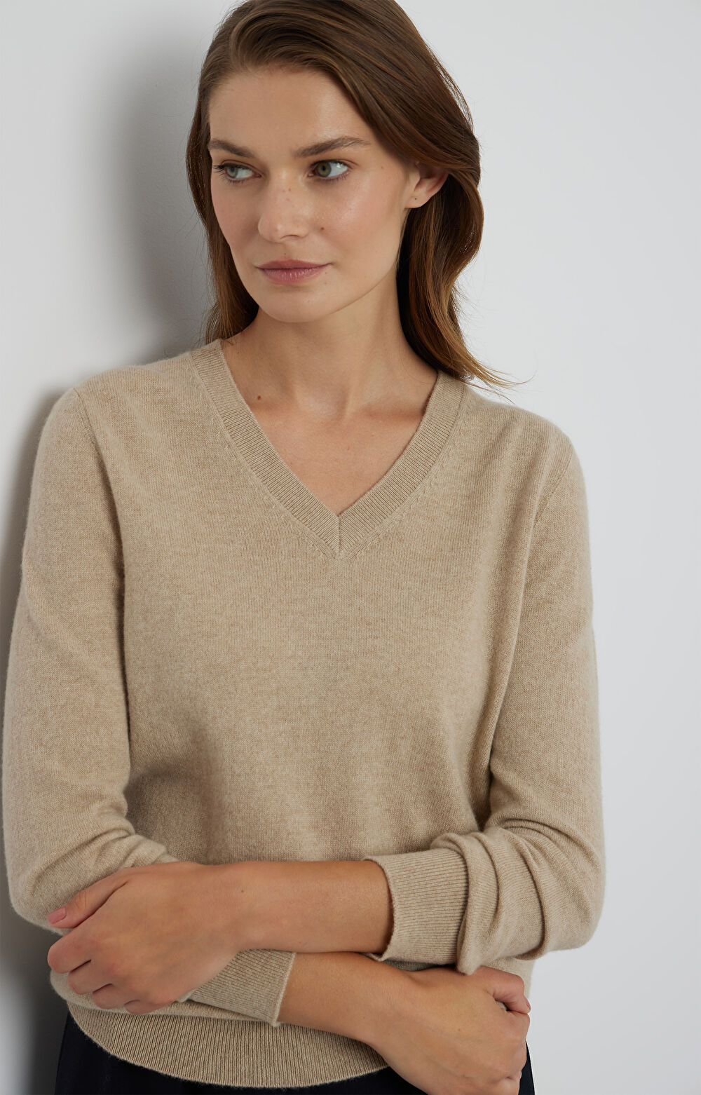 Sweter v-neck - 7