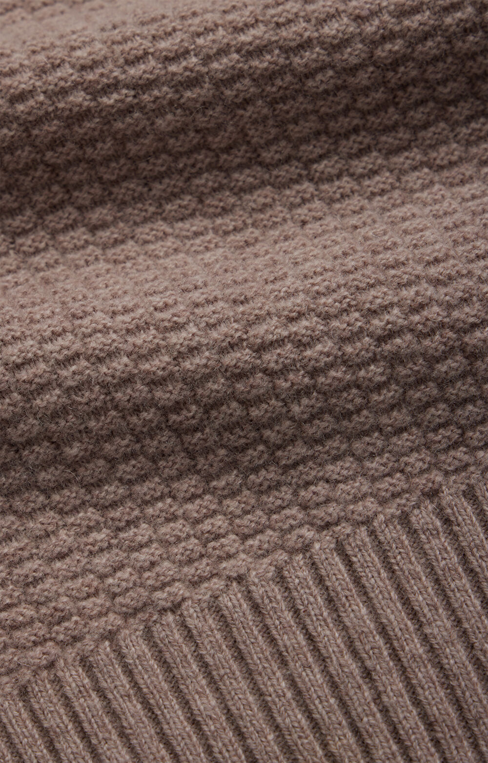 Sweter round neck w mikrowzór - 4