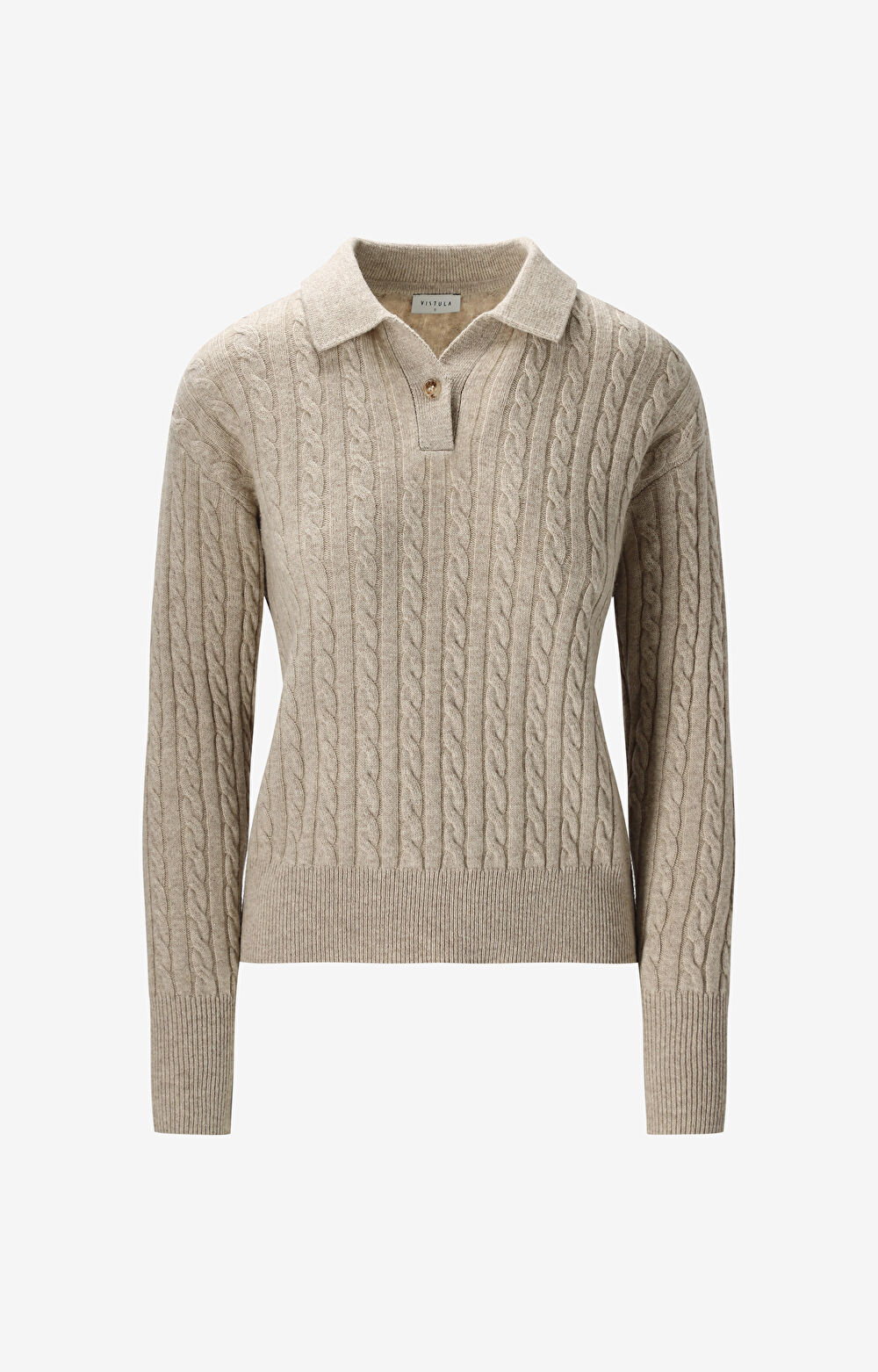 Sweter z ozdobnym splotem - 2