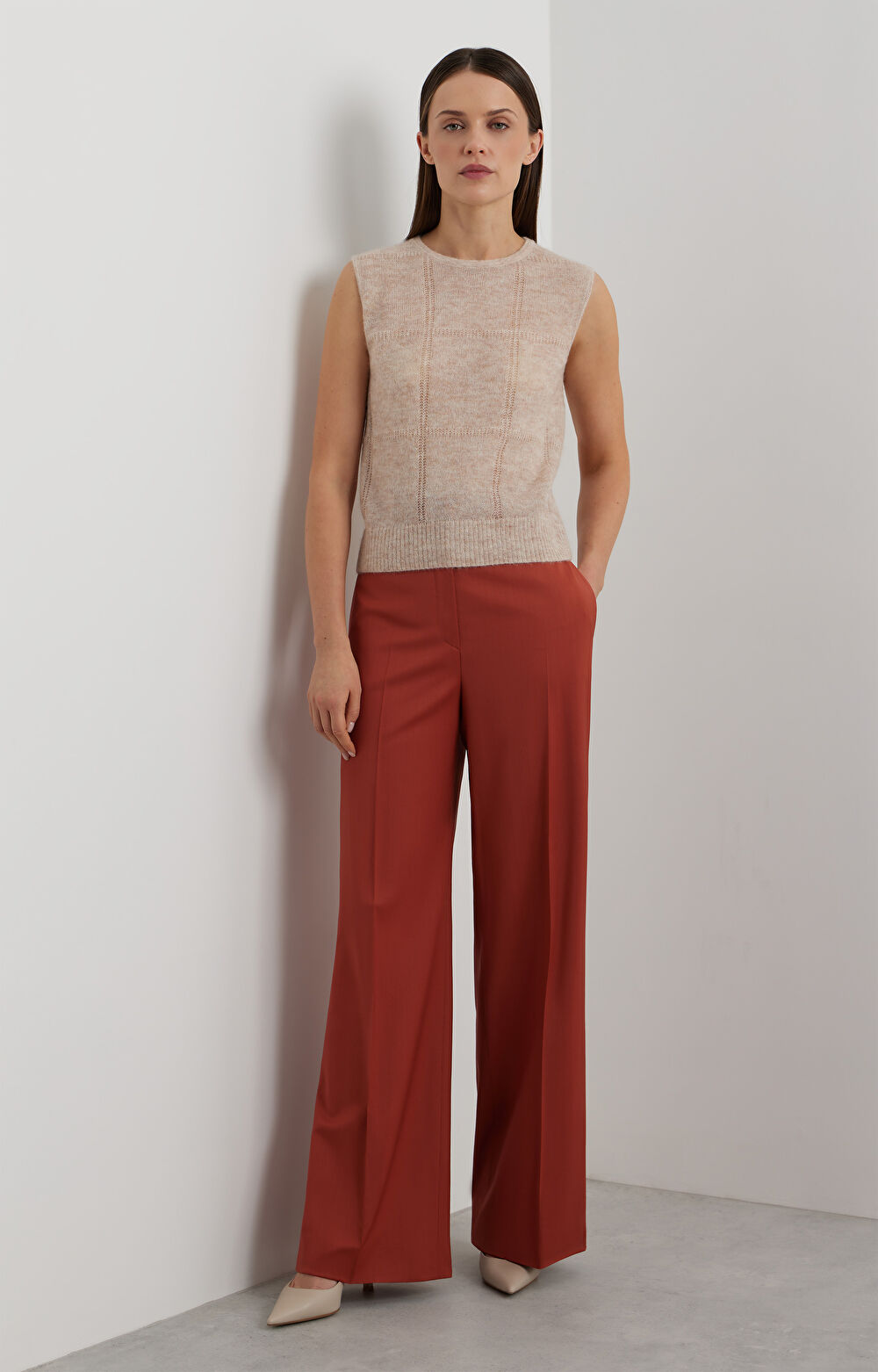 Bezrękawnik swetrowy - 5