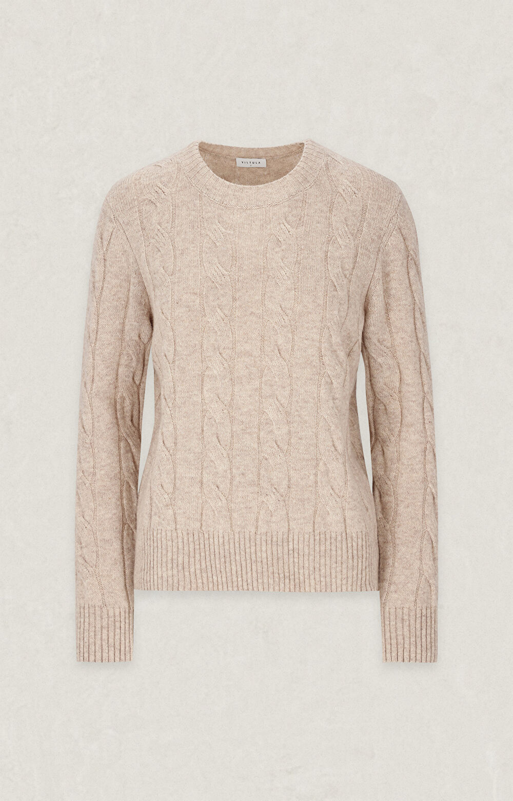Wełniany sweter round neck - 2