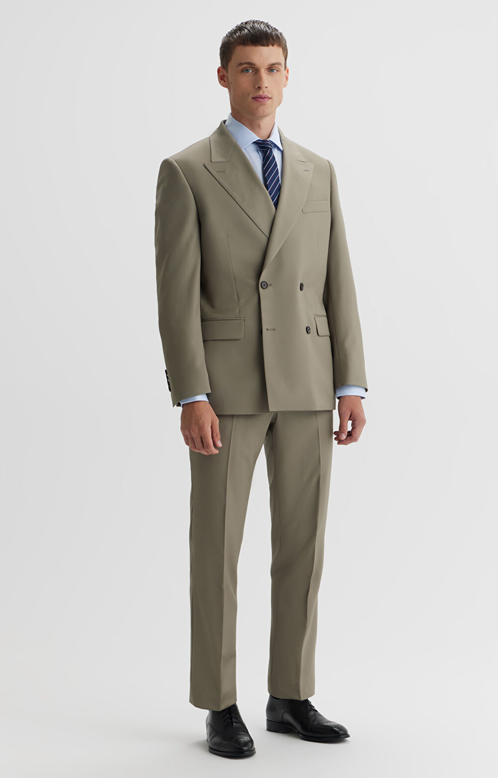 Dwurzędowa marynarka slim fit do garnituru - Mix&Match - 2