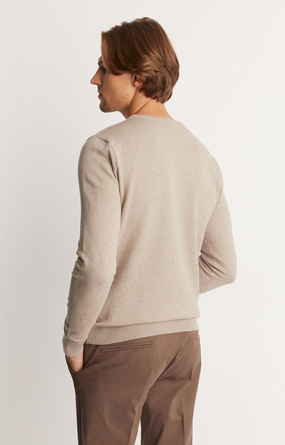 Sweter round-neck