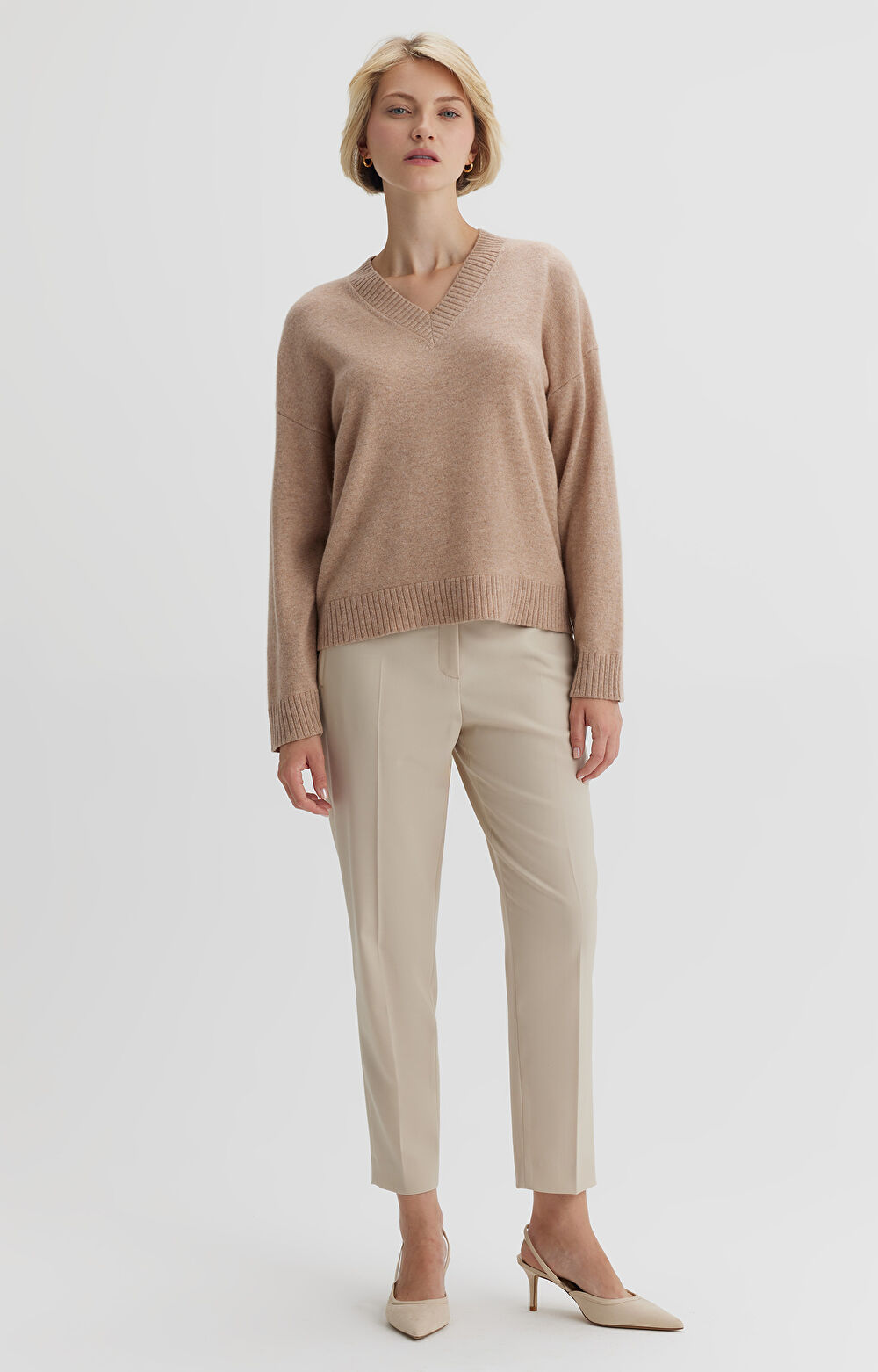 Sweter v-neck