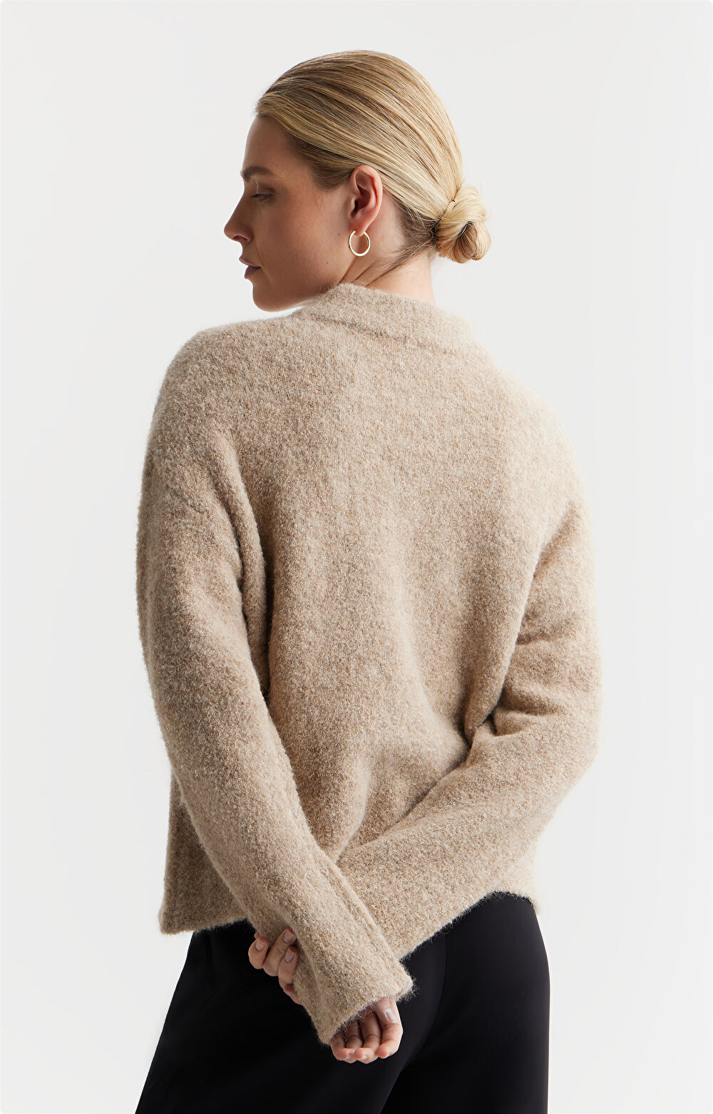 Miękki sweter round neck