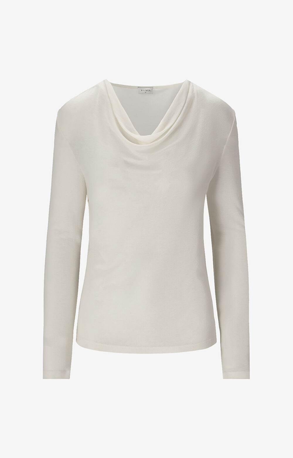 Bluzka z drapowanym dekoltem - 2