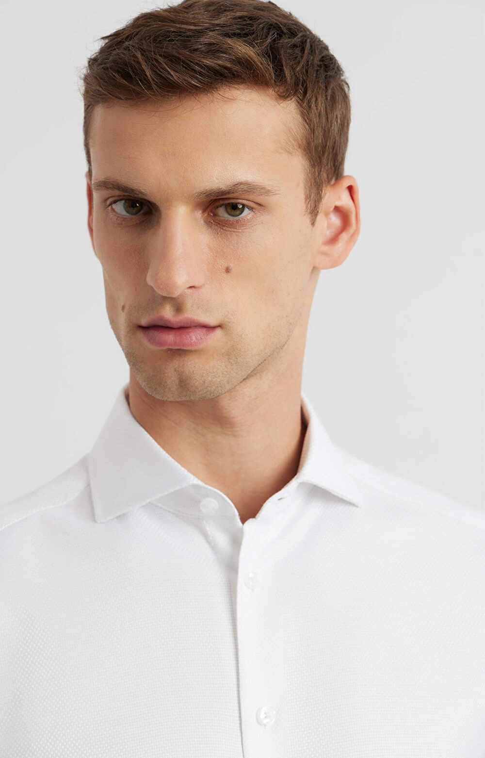 Koszula slim w mikrowzór - 3