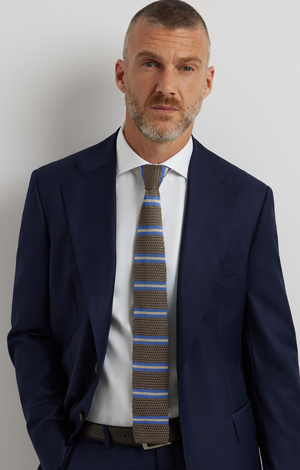 Koszula slim w mikrowzór - 7