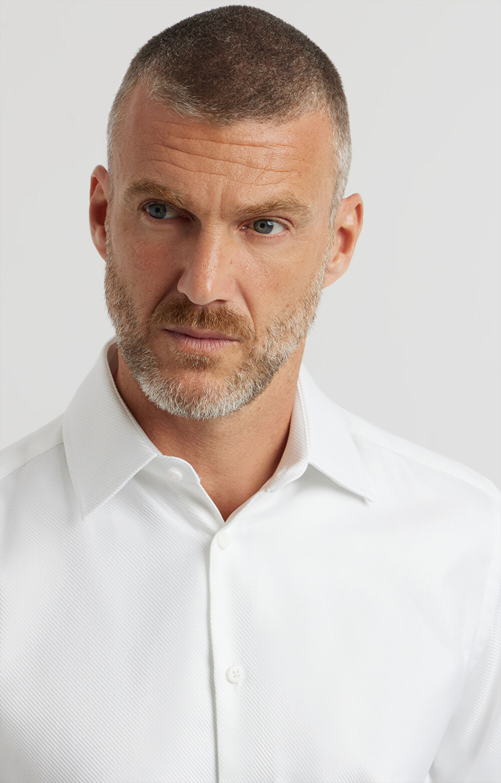 Koszula slim o twillowym splocie - 3