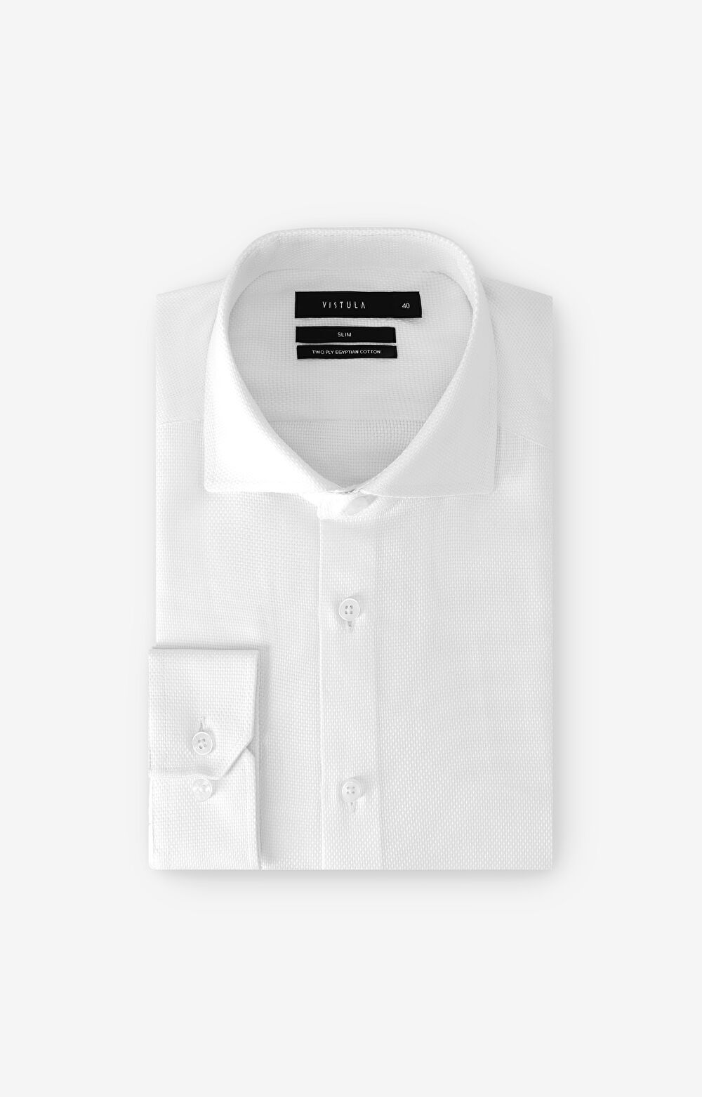 Koszula slim w mikrowzór - 2