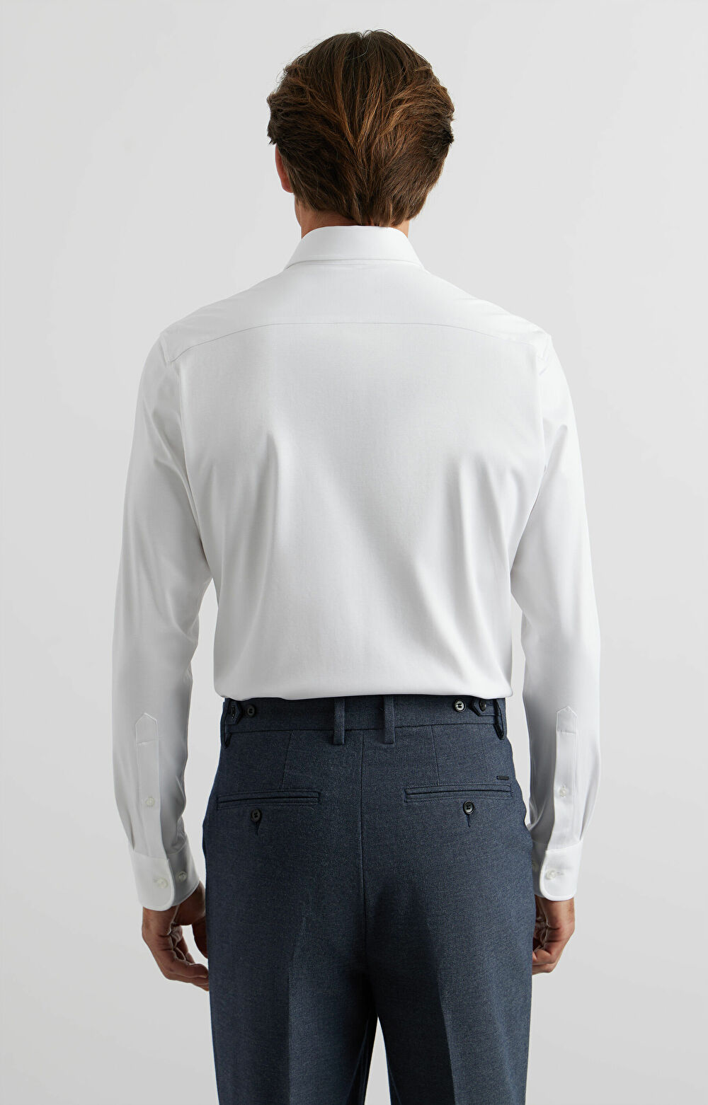 Dzianinowa koszula slim - 4