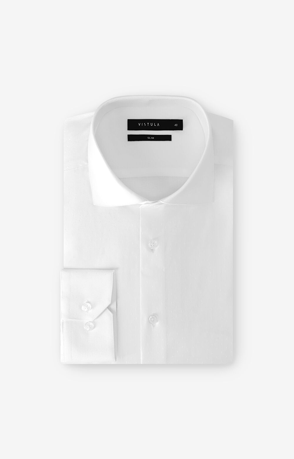 Koszula slim w jodełkę - 2