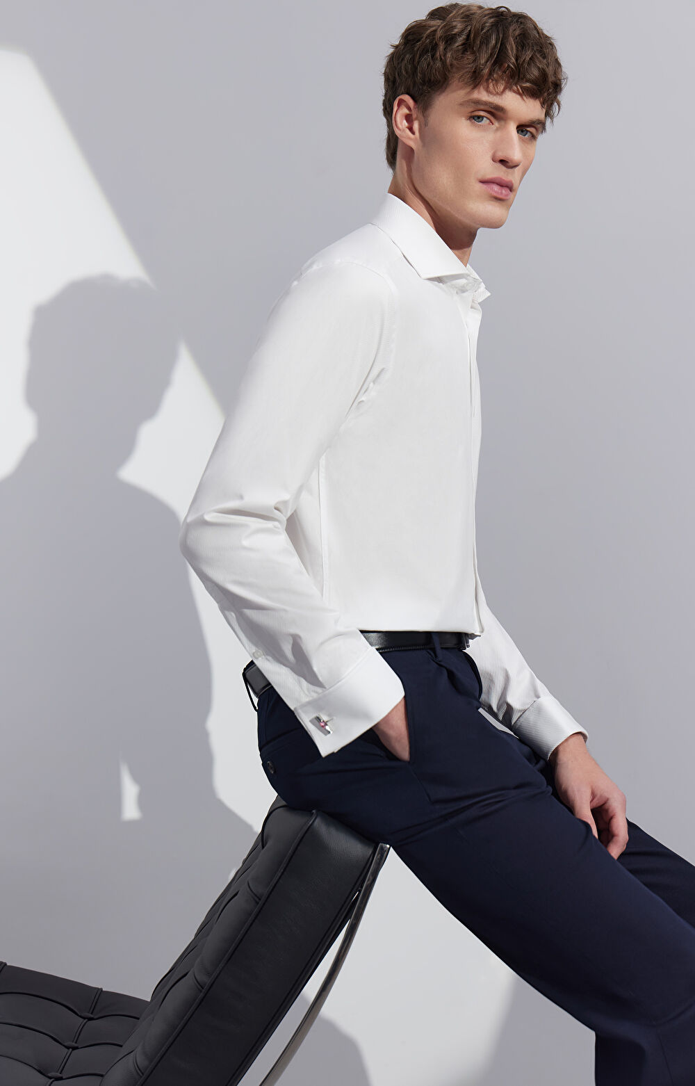 Biała koszula długi rękaw VISTULA - 6