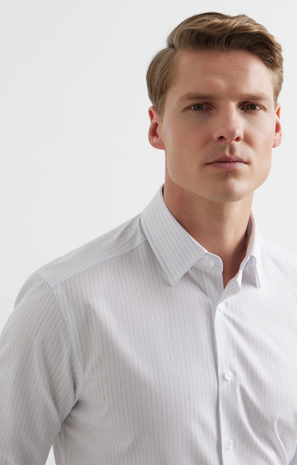 Koszula slim w prążek - 3