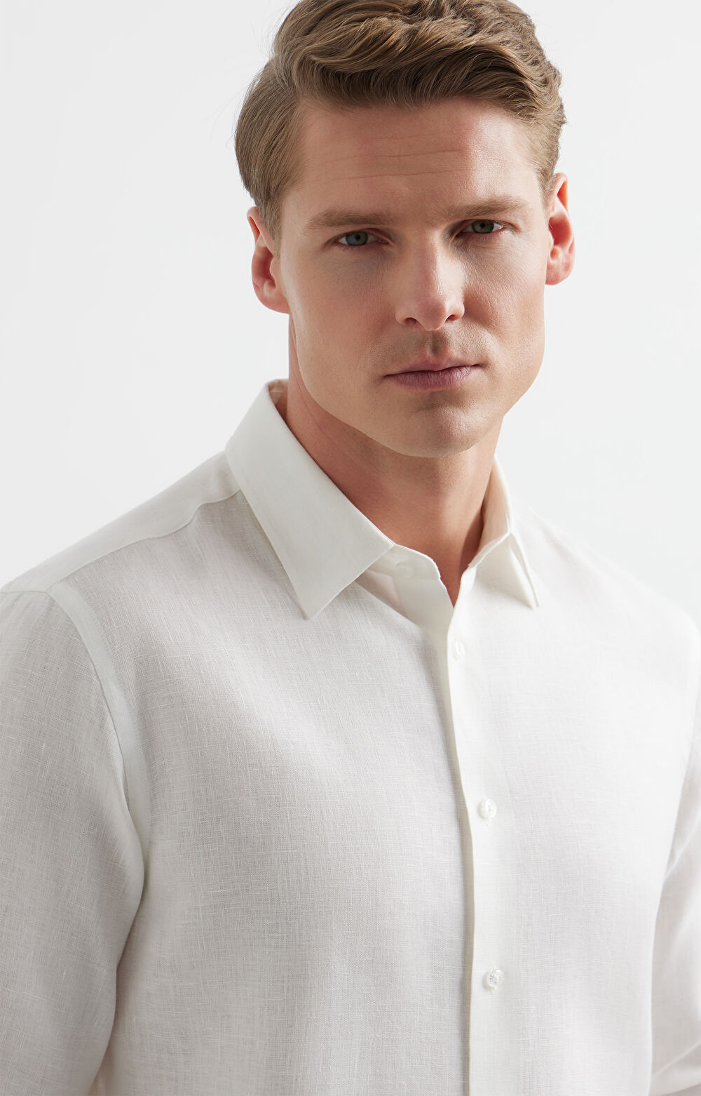 Lniana koszula regular - 3
