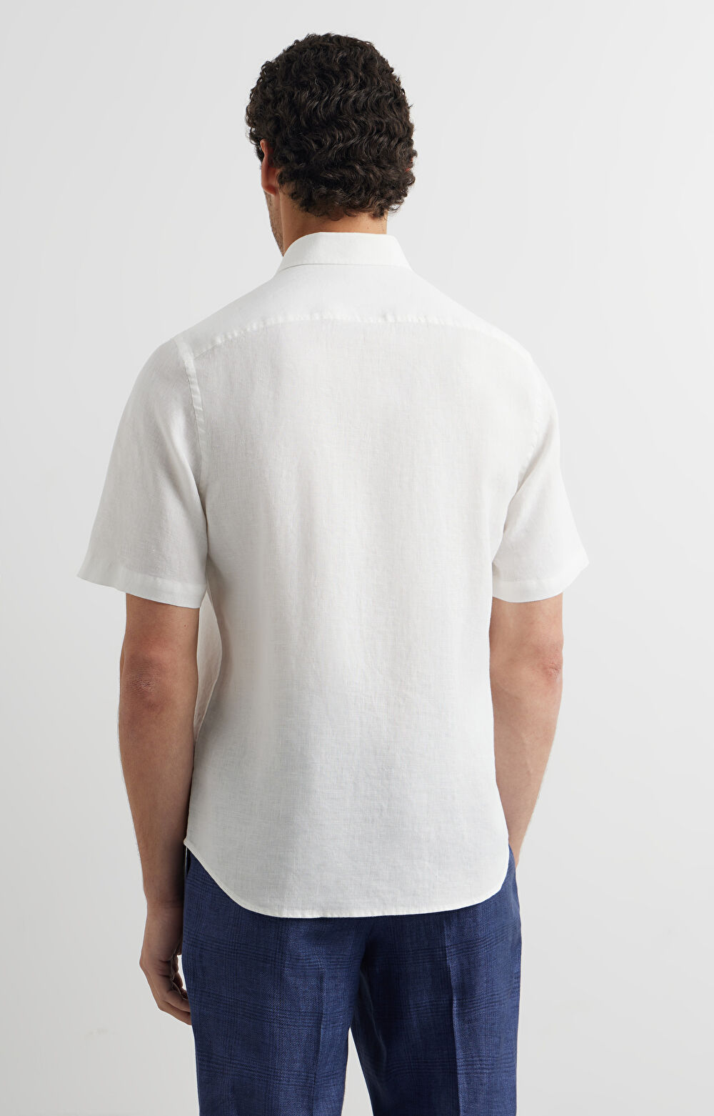 Lniana koszula regular - 4