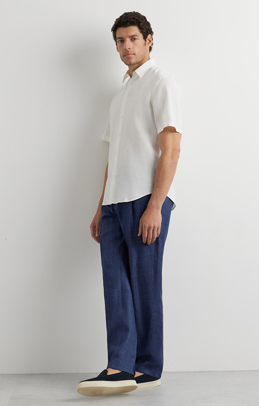 Lniana koszula regular - 5