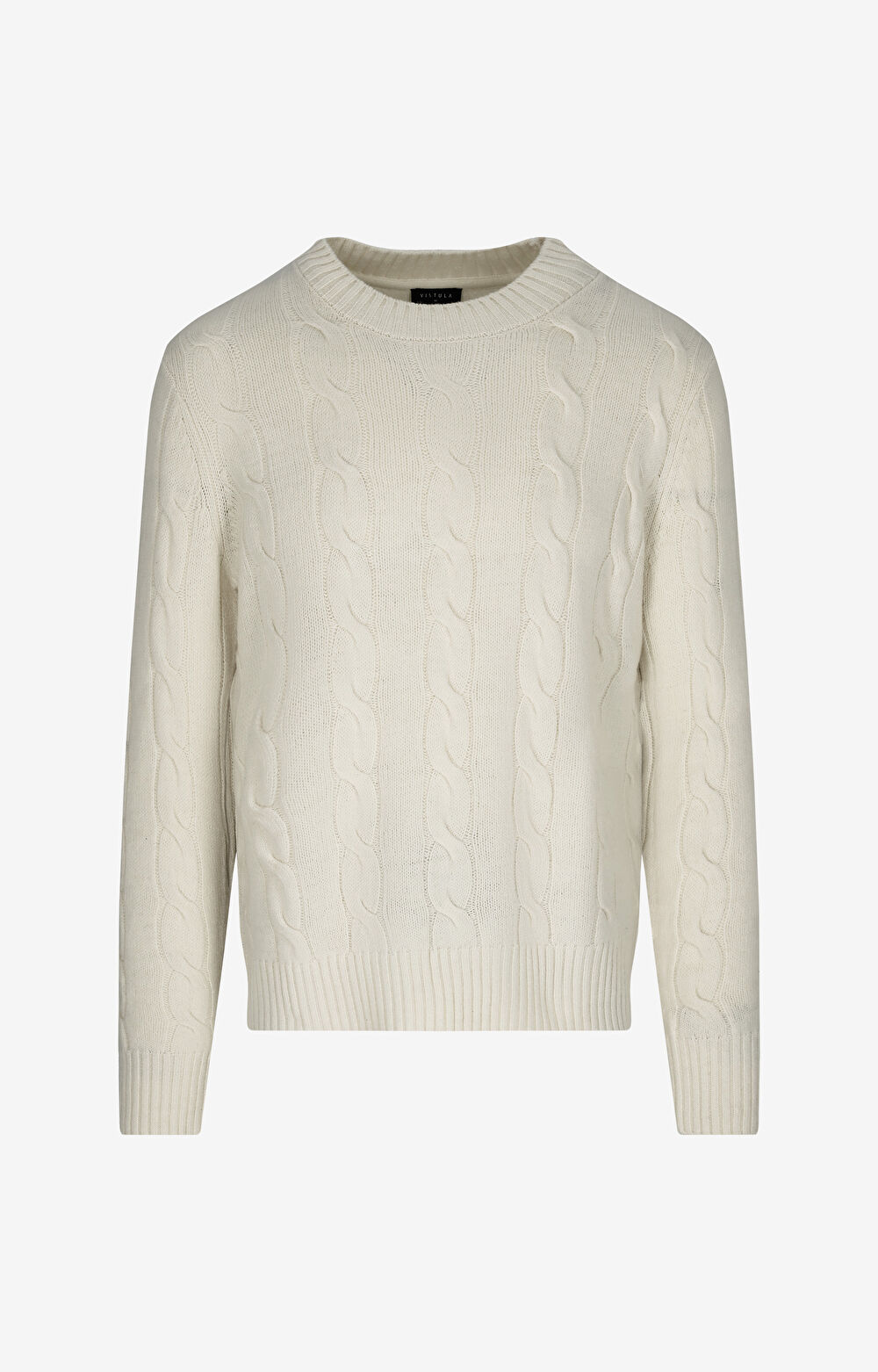Sweter o warkoczowym splocie - 2