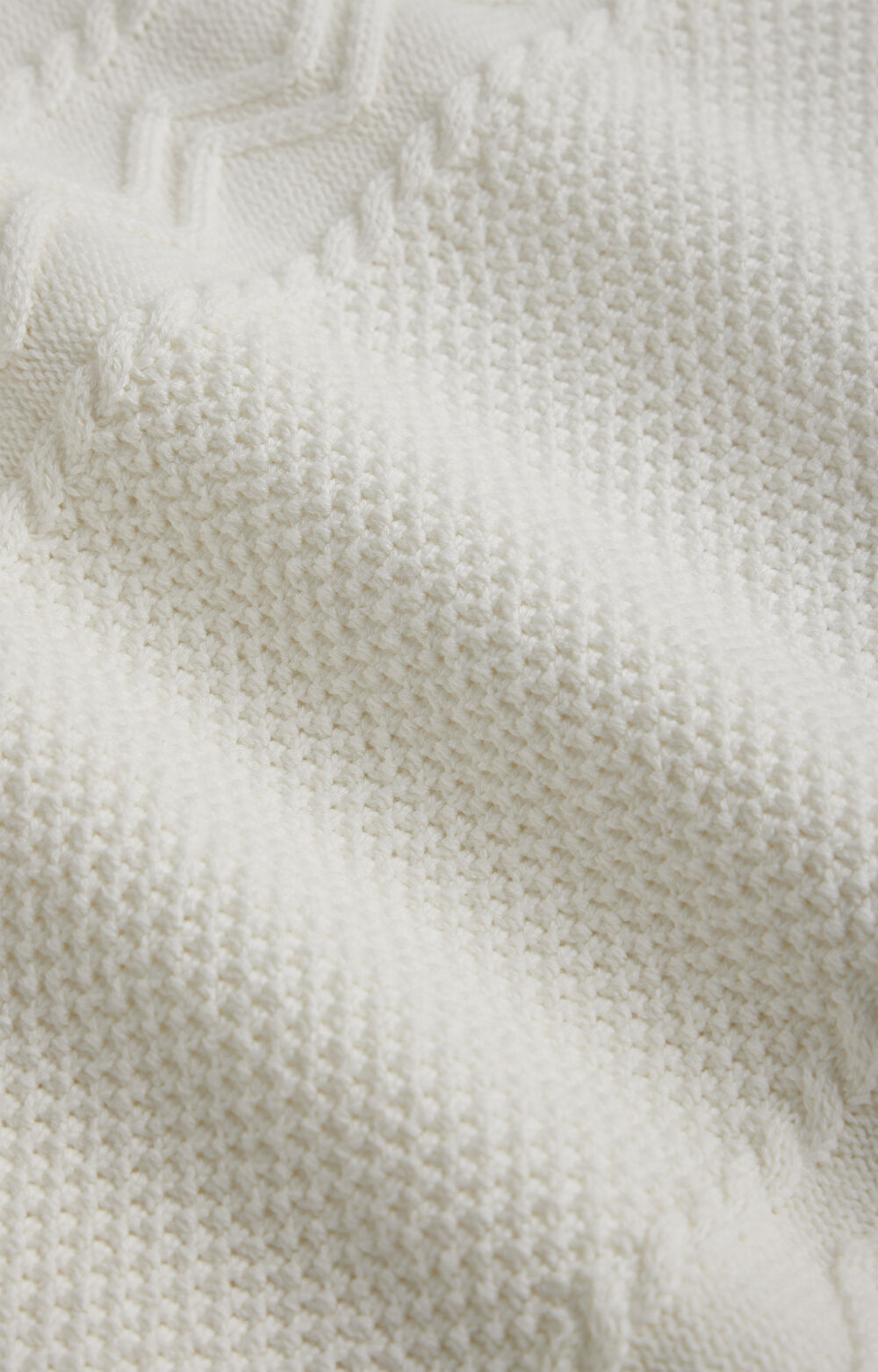 Sweter round neck o warkoczowym splocie - 5