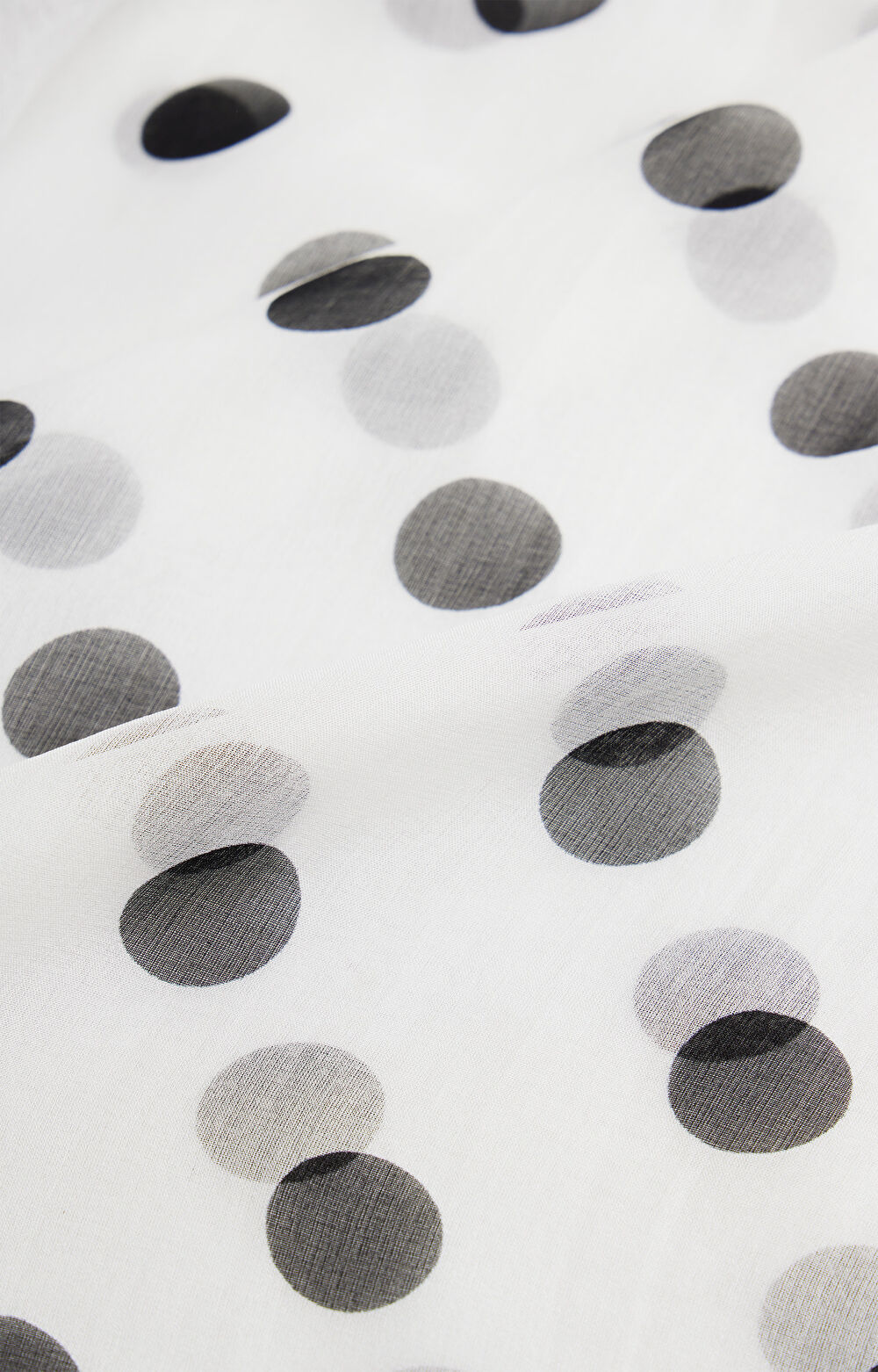 Jedwabny szal w kropki - 2