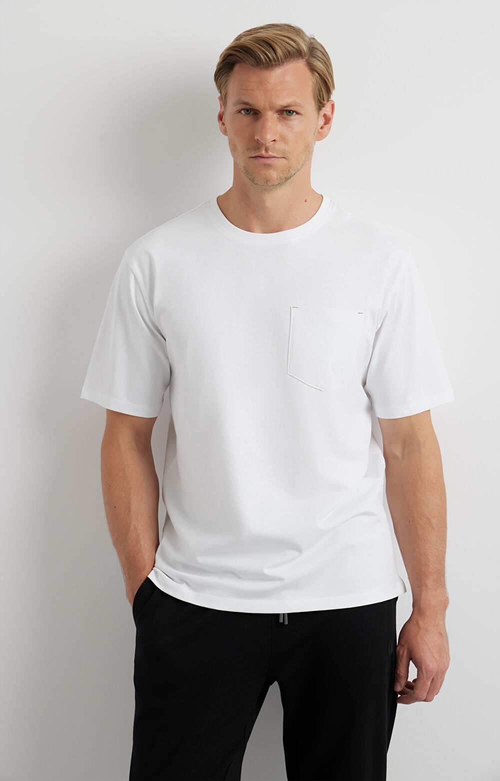 Gładki t-shirt - 7