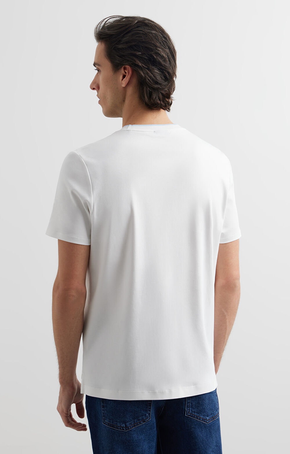 T-shirt round neck z kieszonką - 3