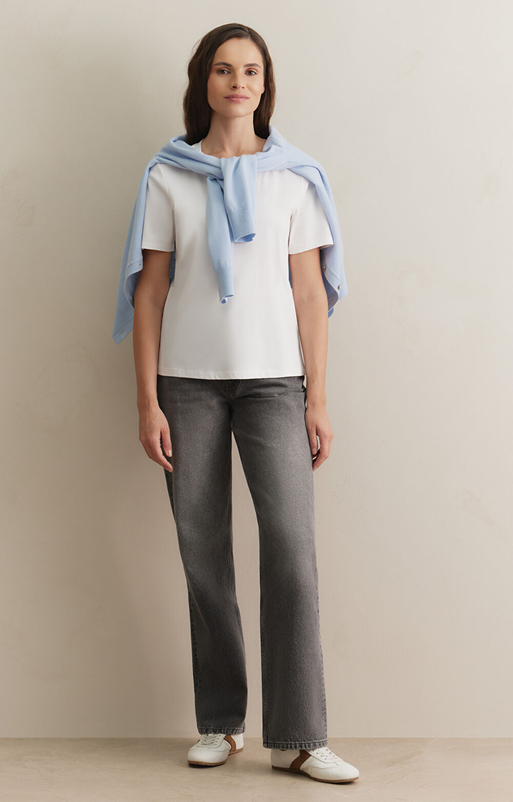 T-shirt slim v-neck - 4