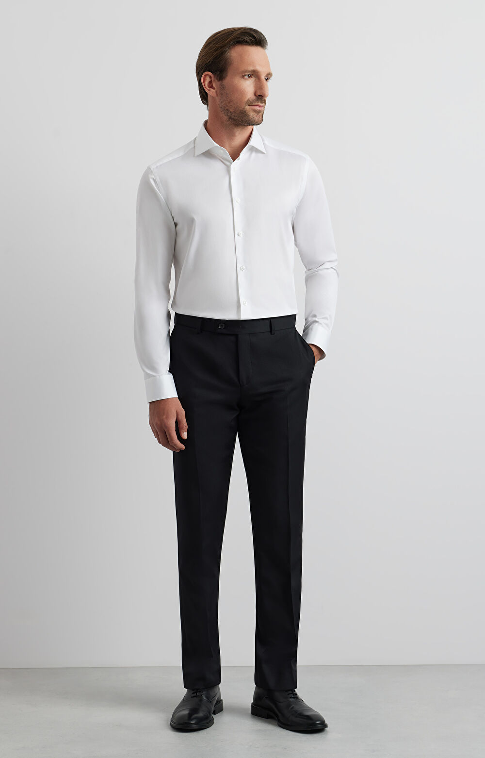 Biała koszula długi rękaw VISTULA - 5