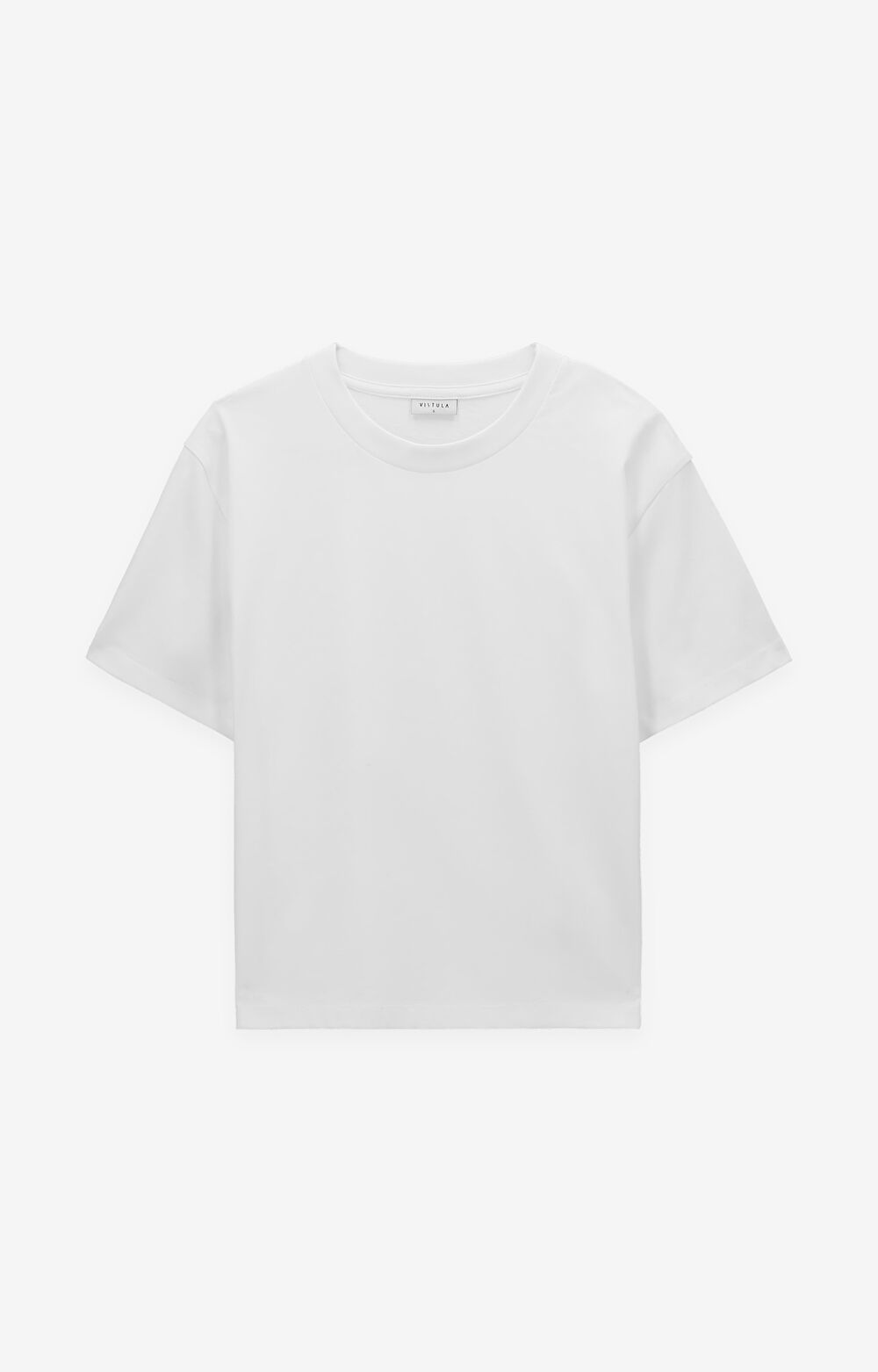 Gładki t-shirt relaxed fit