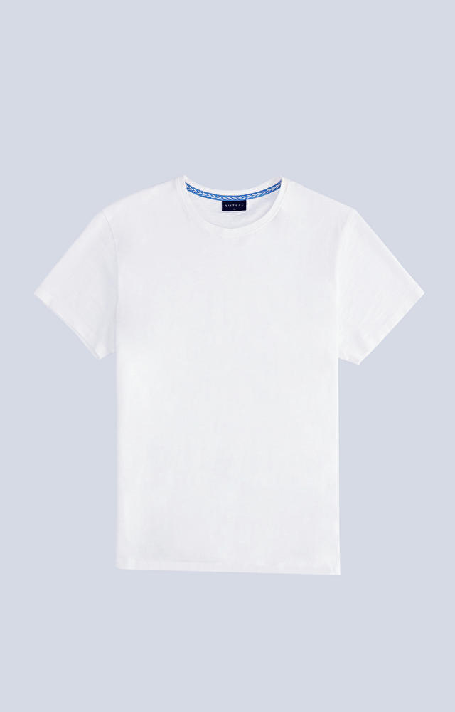 Bawełniany t-shirt round-neck
