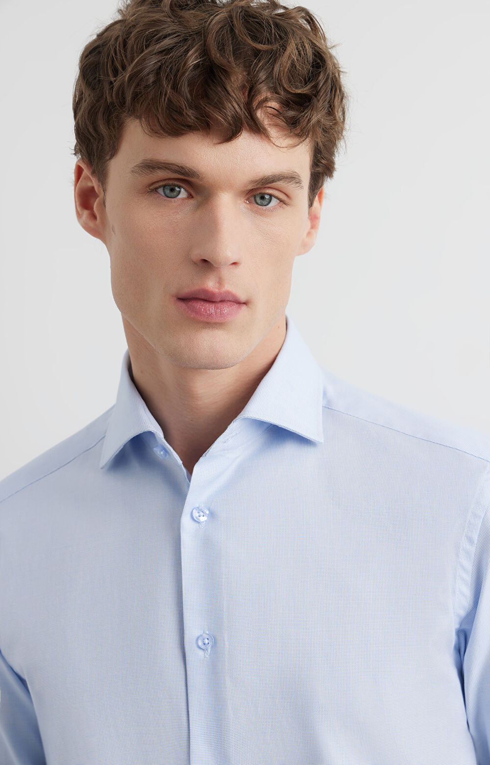 Koszula slim w mikrowzór - 3