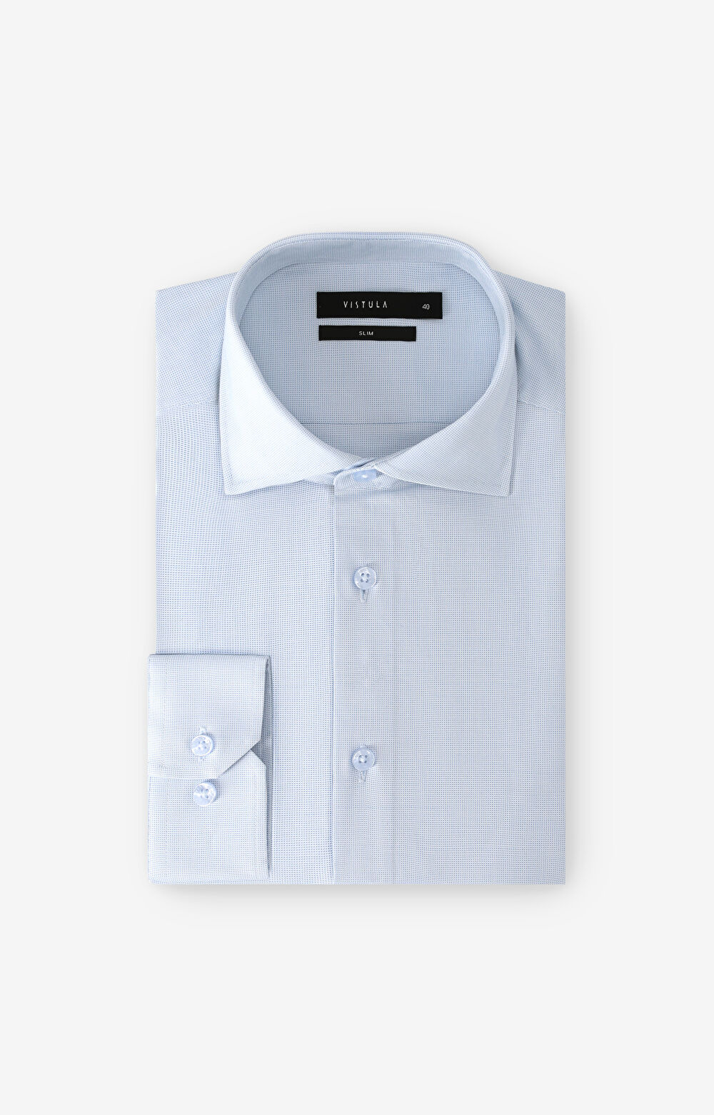 Koszula slim w mikrowzór - 2