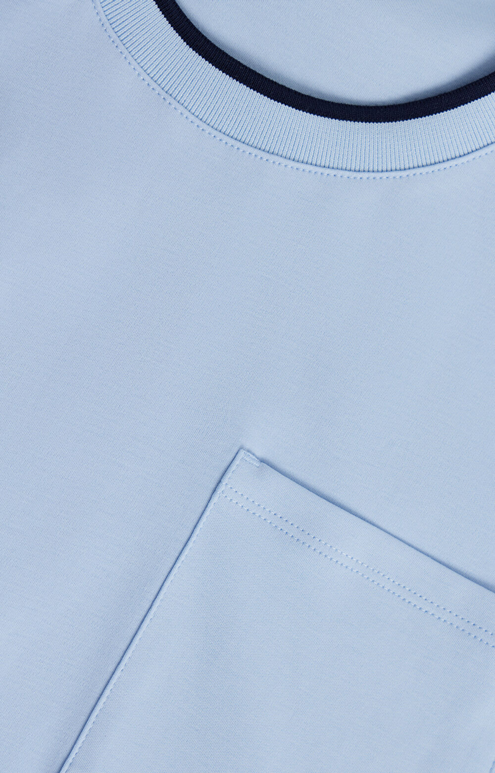 T-shirt round neck z kieszonką - 5