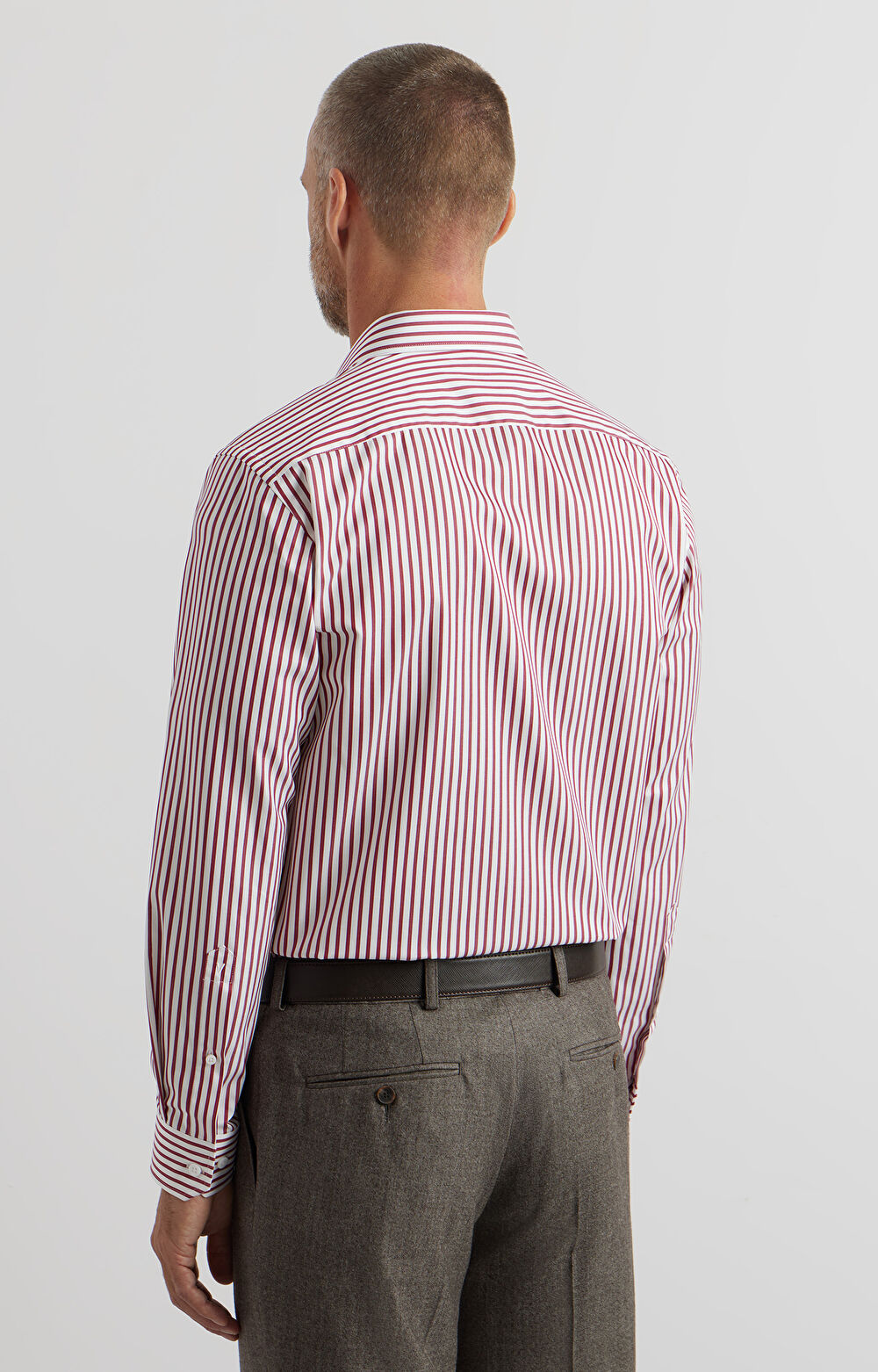 Koszula slim w prążek - 4