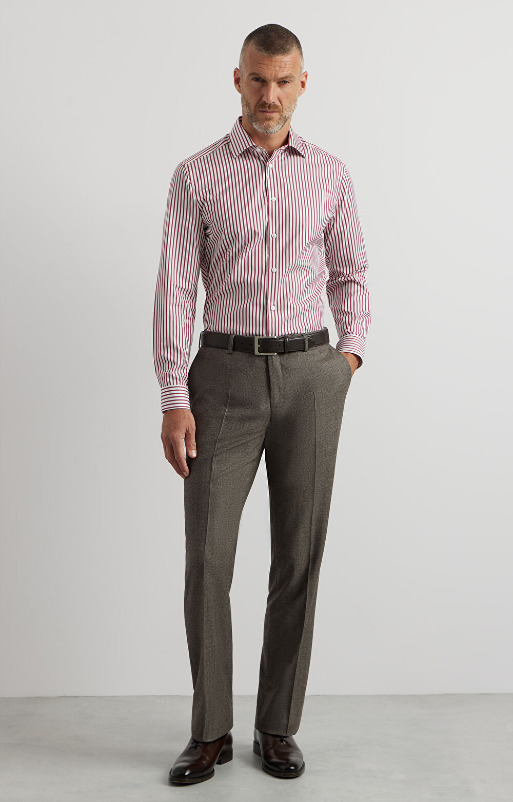 Koszula slim w prążek - 5