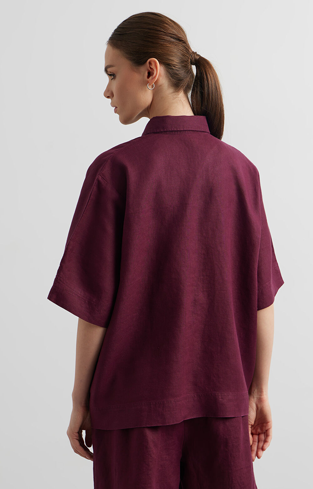 Lniana koszula regular - 2