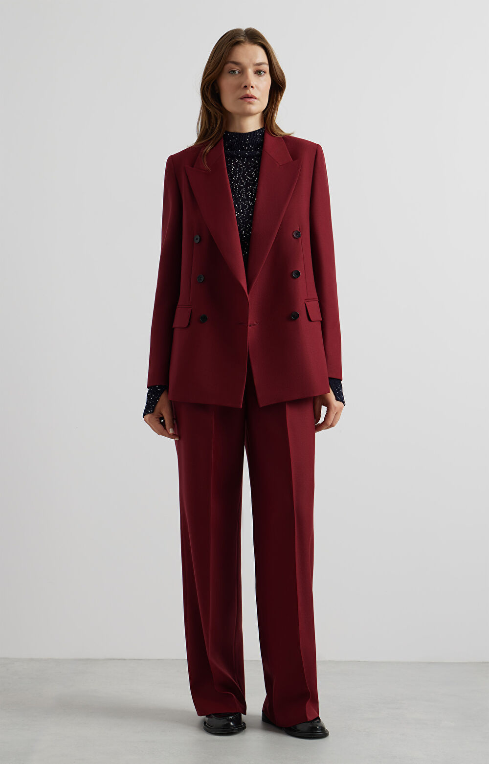 Dwurzędowa marynarka slim do garnituru - Mix&Match - 2