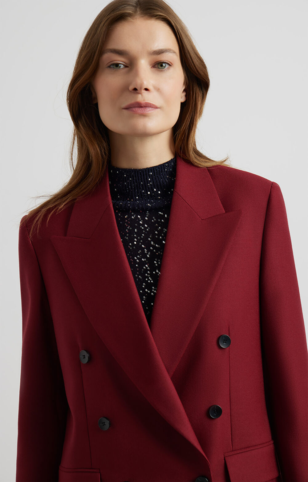 Dwurzędowa marynarka slim do garnituru - Mix&Match - 5