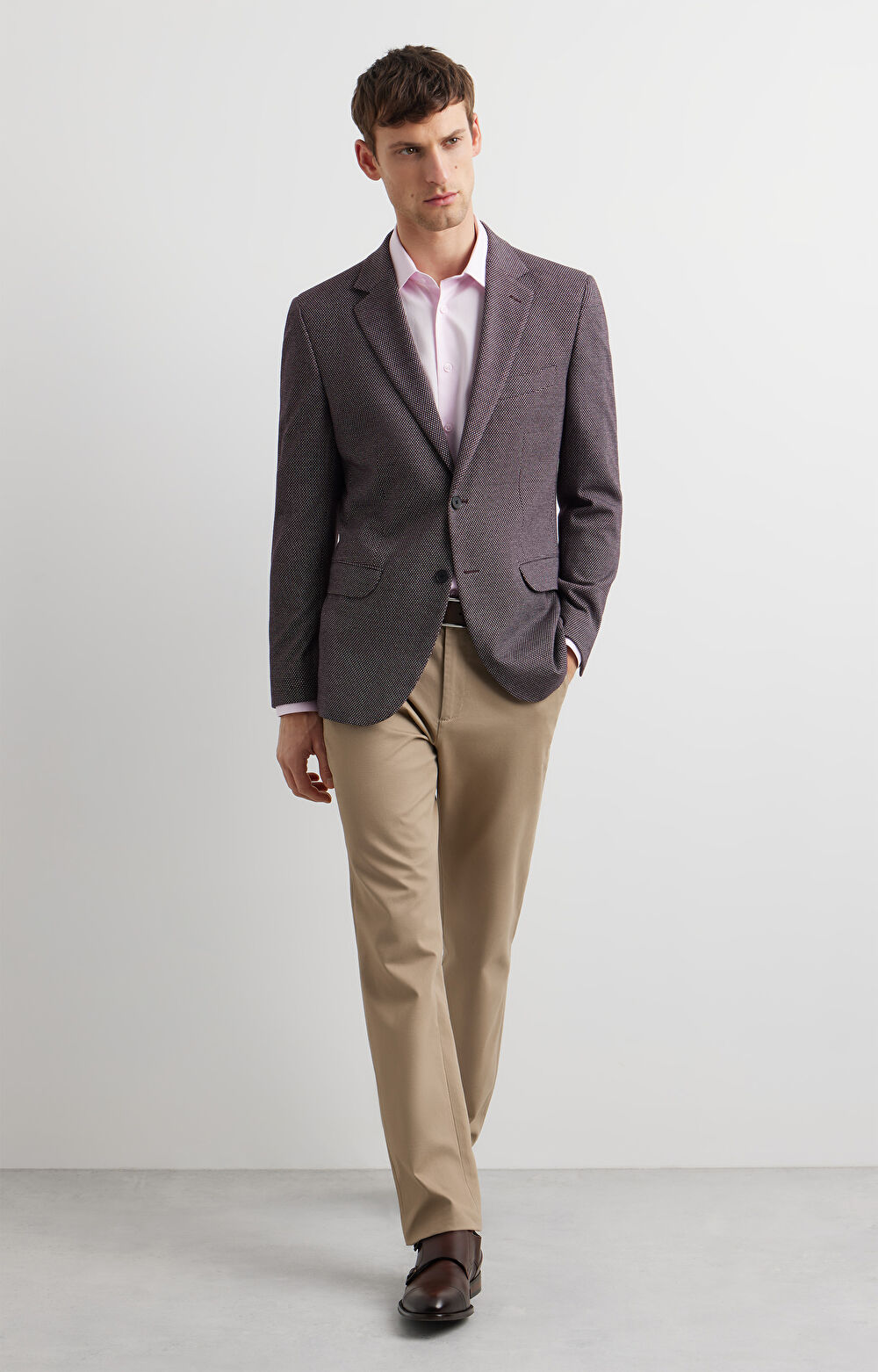 Dzianinowa marynarka super slim - 3